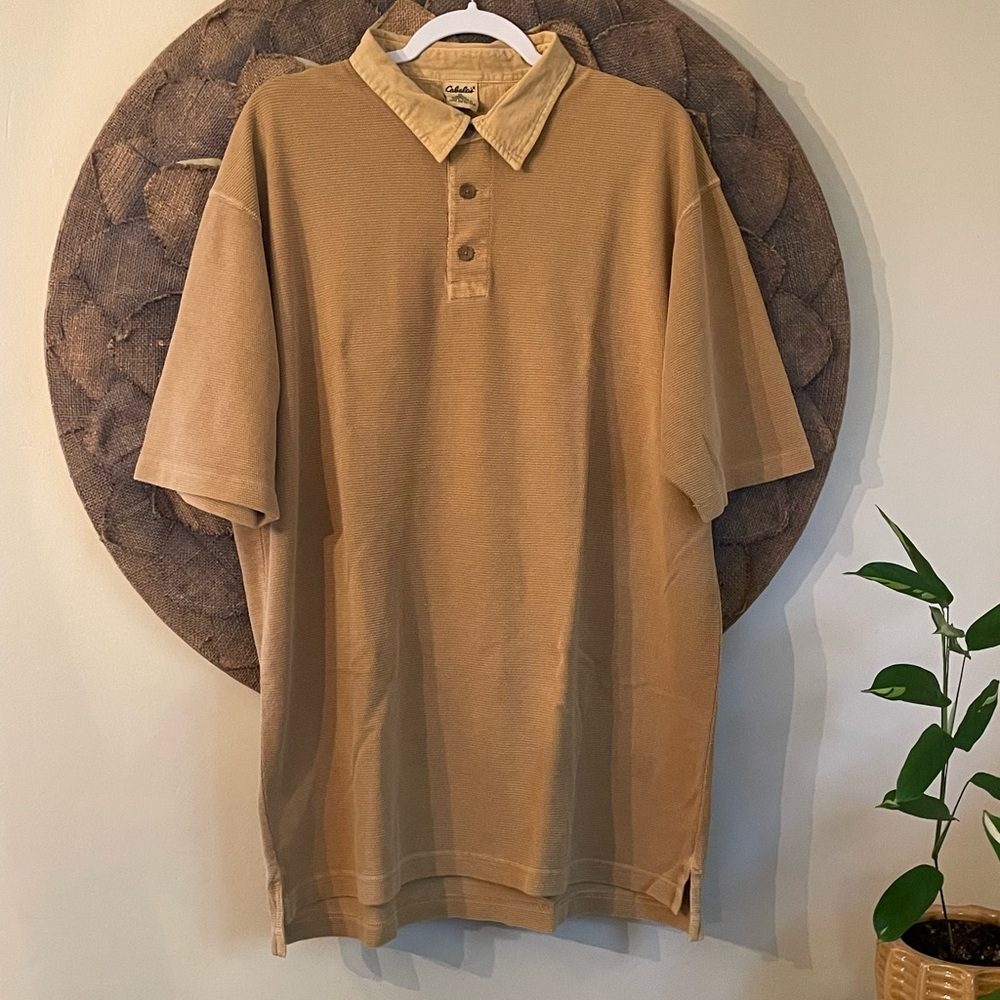 Cabela’s Men’s Tall Waffle Polo Shirt